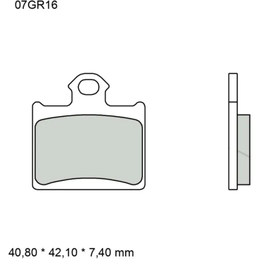 Bremsklotz Sinter SD Brembo Alternative: 7323603