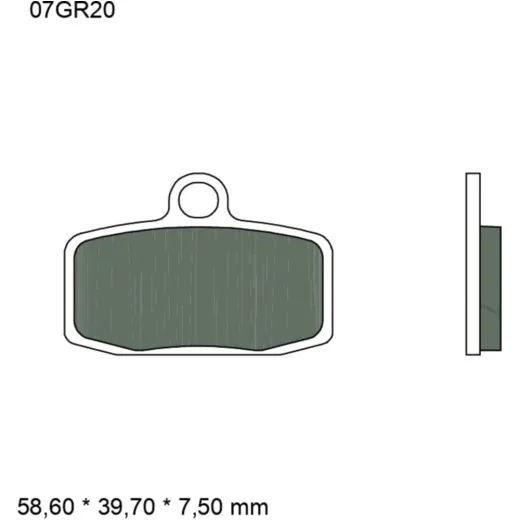 Bremsklotz Sinter SD Brembo Alternative: 7326401