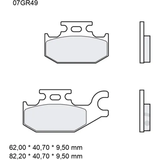 BRAKE PADS SINTERED OFF-ROAD SD BREMBO