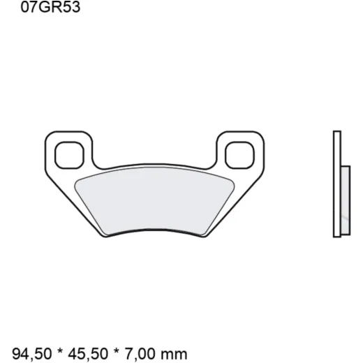 BRAKE PADS SINTERED OFF-ROAD SD BREMBO
