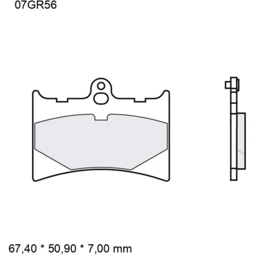 Bremsklotz Sinter SR Brembo Alternative: 7328941