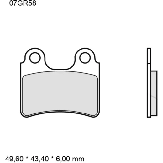 Bremsklotz Sinter SX Brembo Alternative: 7323264