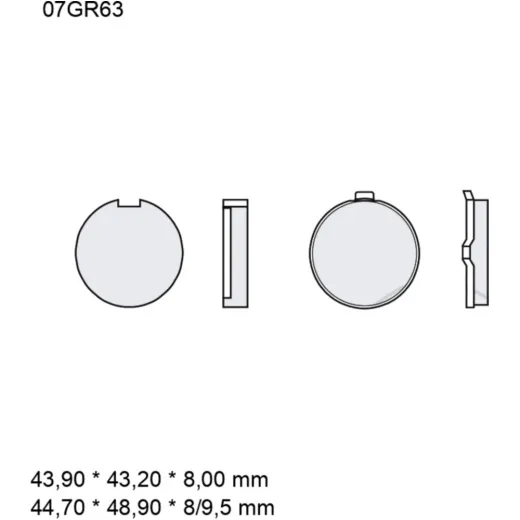 Bremsklotz Carbon Keramik Brembo Alternative: 7325954