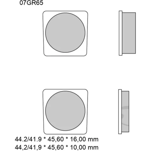 Bremsklotz Carbon Keramik Brembo Alternative: 7326465
