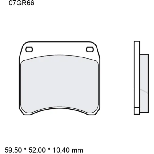 BRAKE PADS CARBON CERAMIC ROAD BREMBO