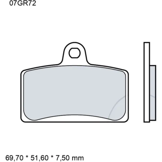 Bremsklotz Sinter vorne SA Brembo Alternative: 7321342