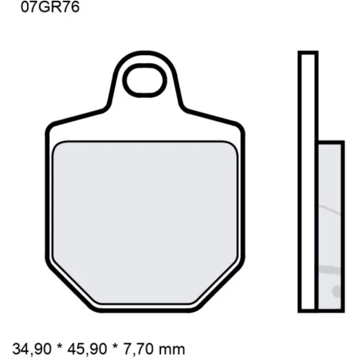BRAKE PADS CARBON CERAMIC RACING RC BREMBO