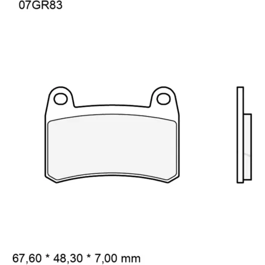 Bremsklotz Sinter vorne SA Brembo Alternative: 7370227