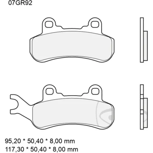 Bremsklotz Sinter SX Brembo Alternative: 7370183