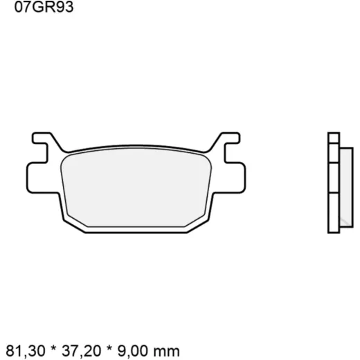 BRAKE PADS CARBON CERAMIC ROAD CC BREMBO
