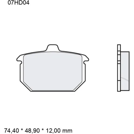 Bremsklotz Carbon Keramik Brembo Alternative: 7328438