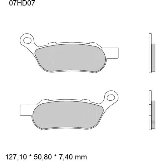 Bremsklotz Sinter hinten SP Brembo Alternative: 7321805