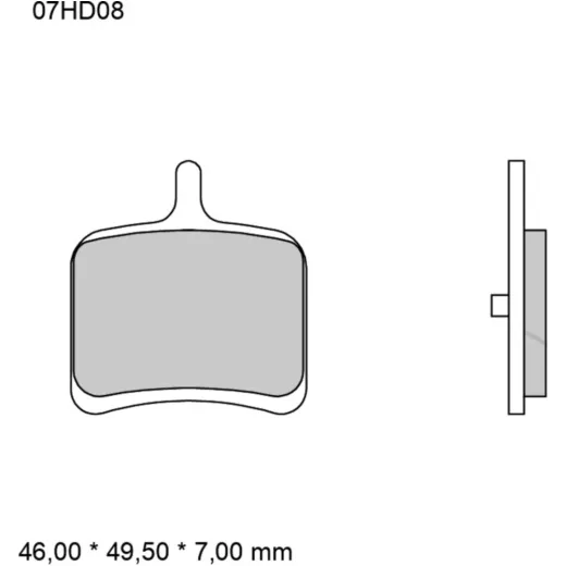 Bremsklotz Sinter hinten SP Brembo Alternative: 7323173