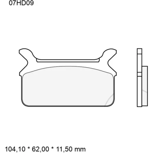 BRAKE PADS CARBON CERAMIC ROAD BREMBO
