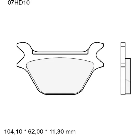 Bremsklotz Carbon Keramik Brembo Alternative: 7377161