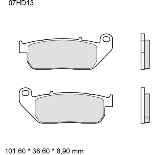 Bremsklotz Sinter vorne SA Brembo Alternative: 7323280