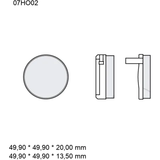 BRAKE PADS CARBON CERAMIC ROAD BREMBO