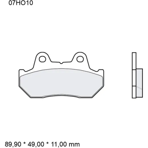 Bremsklotz Sinter LA Brembo Alternative: 7328545