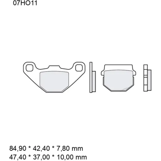 Bremsklotz Carbon Keramik Brembo Alternative: 7326853