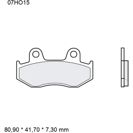 Bremsklotz Sinter SD Brembo Alternative: 7377005