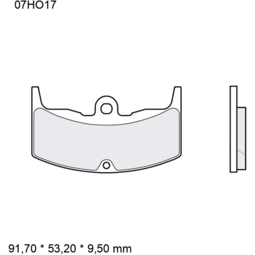 Bremsklotz Carbon Keramik Brembo Alternative: 7327000