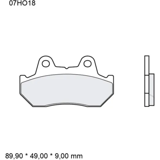 Bremsklotz Sinter hinten SP Brembo Alternative: 7377017