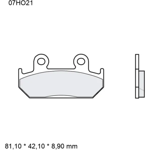 Bremsklotz Sinter vorne SA Brembo Alternative: 7328594