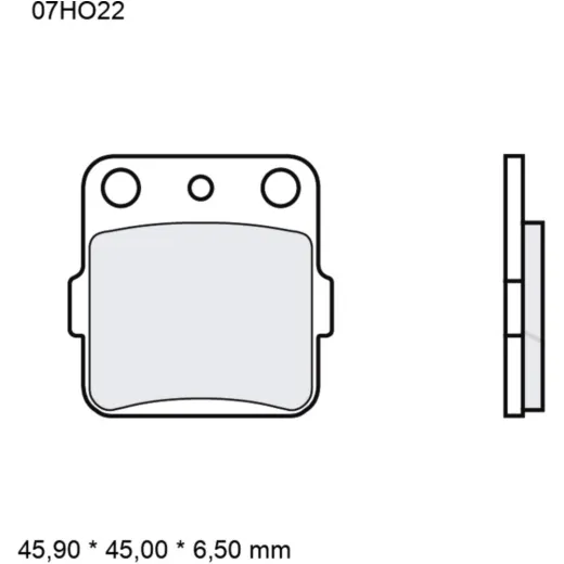 Bremsklotz Sinter SD Brembo Alternative: 7377773