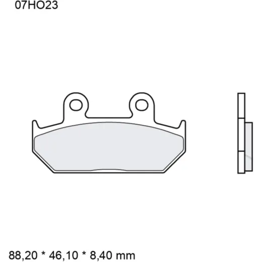 Bremsklotz Sinter vorne SA Brembo Alternative: 7328610