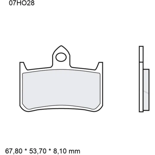 Bremsklotz Sinter LA Brembo Alternative: 7328719