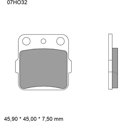 Bremsklotz Sinter SD Brembo Alternative: 7376999