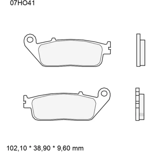 Bremsklotz Sinter LA Brembo Alternative: 7329154