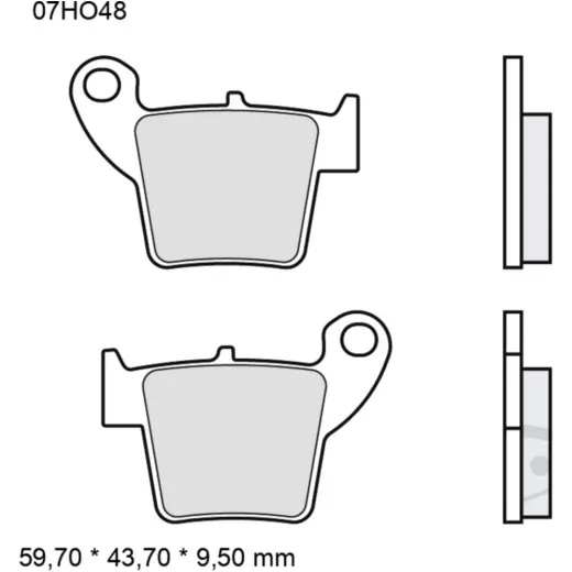 Bremsklotz Sinter SD Brembo Alternative: 7323926
