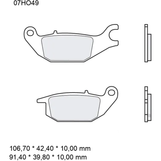 Bremsklotz Carbon Keramik Brembo Alternative: 7324288