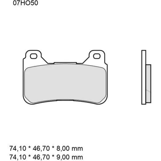 Bremsklotz Sinter LA Brembo Alternative: 7320385