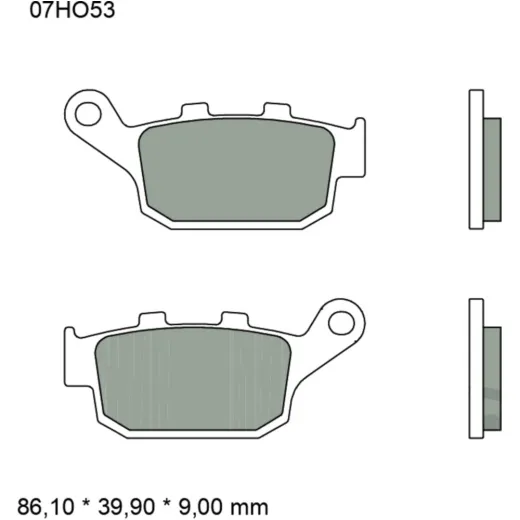 Bremsklotz Carbon Keramik CC Brembo Alternative: 7323215