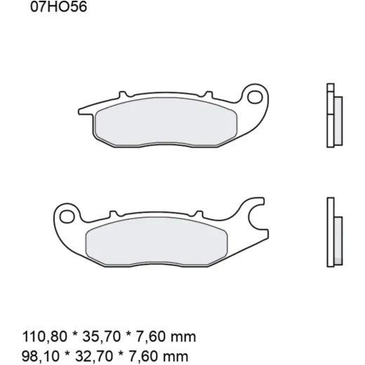 BRAKE PADS CARBON CERAMIC ROAD BREMBO