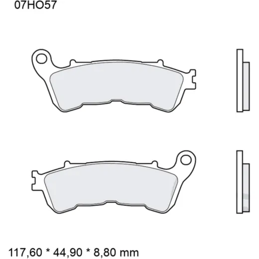 Bremsklotz Sinter LA Brembo Alternative: 7320435
