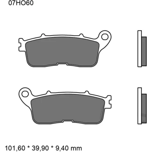 Bremsklotz Sinter hinten SP Brembo Alternative: 7320022