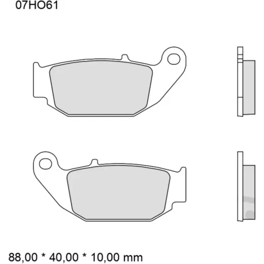 Bremsklotz Carbon Keramik CC Brembo Alternative: 7326414