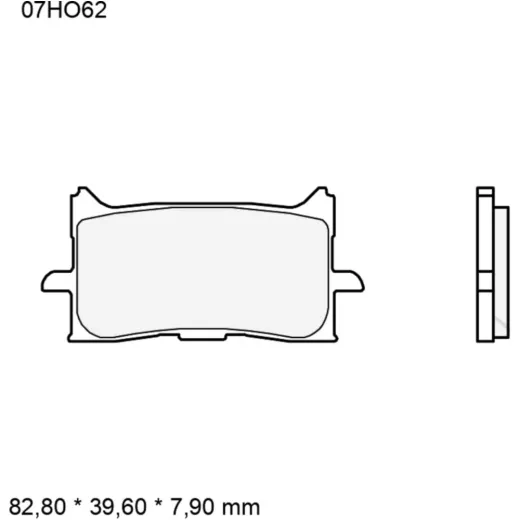 Bremsklotz Sinter LA Brembo Alternative: 7370182