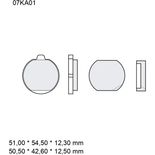 Bremsklotz Carbon Keramik Brembo Alternative: 7320501