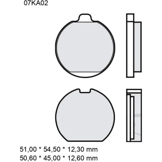 Bremsklotz Carbon Keramik Brembo Alternative: 7326473