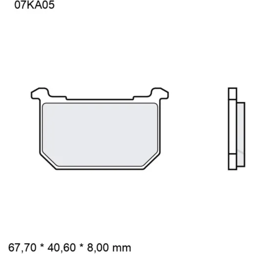Bremsklotz Carbon Keramik Brembo Alternative: 7326770
