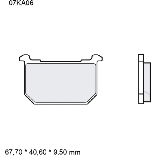 BRAKE PADS CARBON CERAMIC ROAD BREMBO