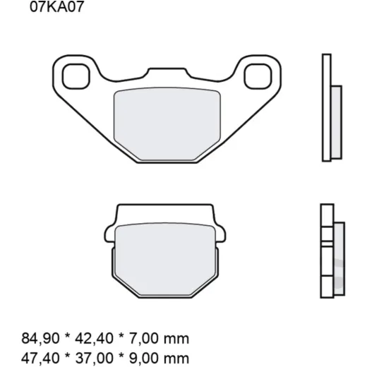 Bremsklotz Sinter SD Brembo Alternative: 7322746