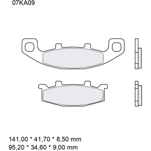 Bremsklotz Sinter vorne SA Brembo Alternative: 7328636