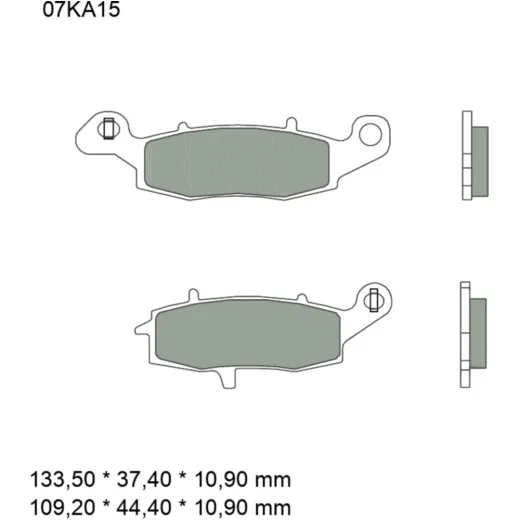 Bremsklotz Carbon Keramik CC Brembo Alternative: 7377047
