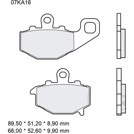 Bremsklotz Sinter hinten SP Brembo Alternative: 7329279