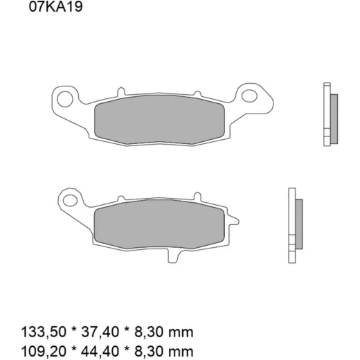 Bremsklotz Sinter LA Brembo Alternative: 7328859